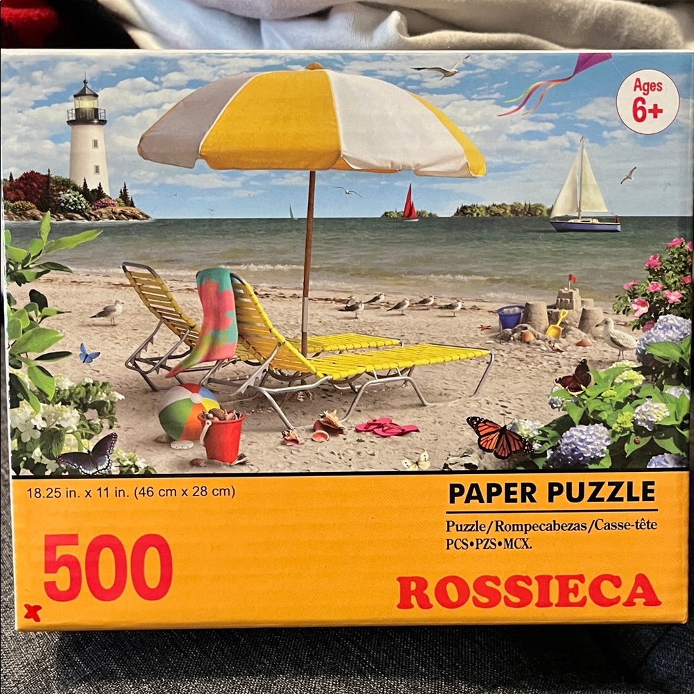 Rossieca Beach Jigsaw Puzzle 500 Pieces Complete
